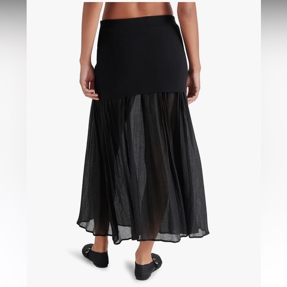 Steve Madden Black Malvina Skirt Size Large - Picture 2 of 7
